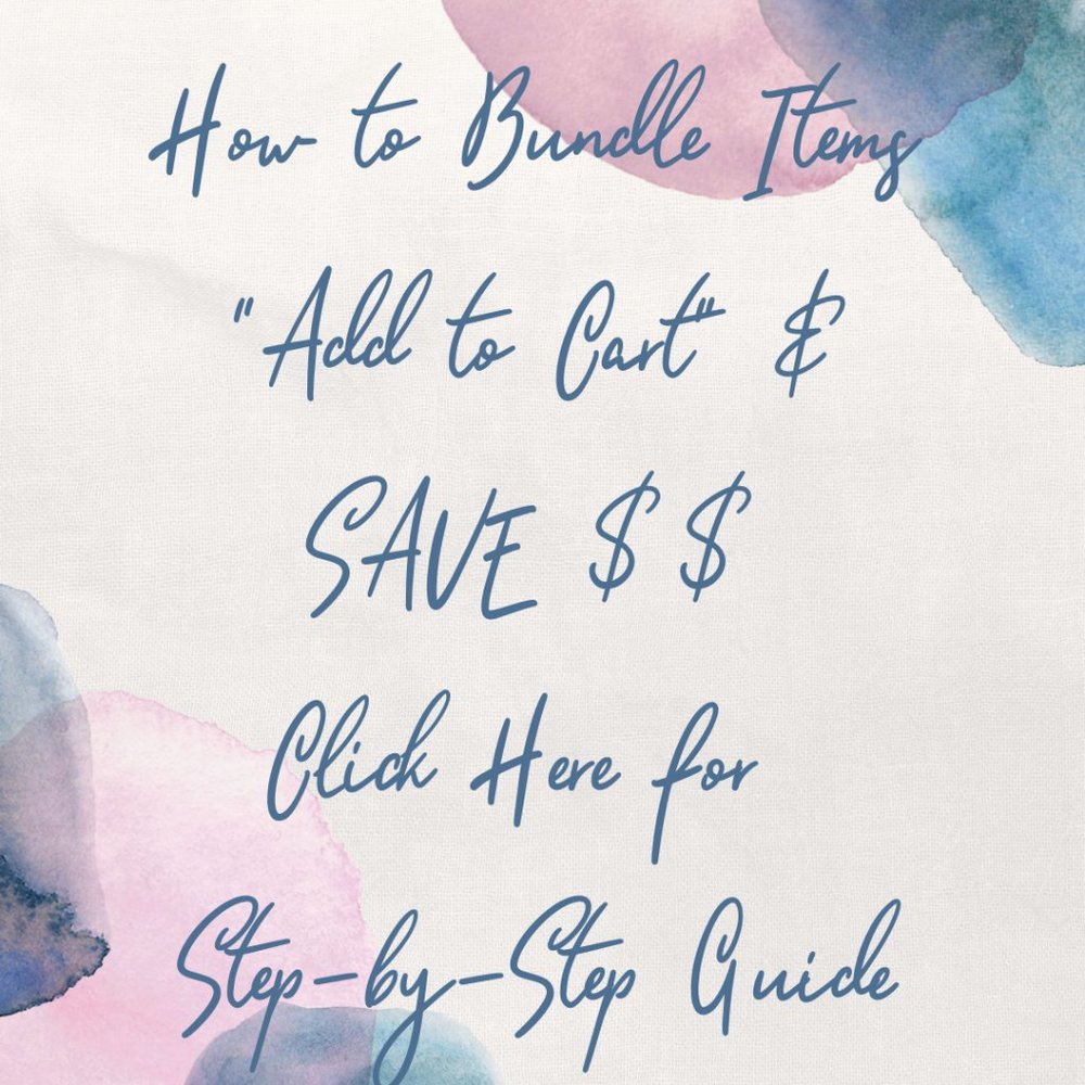 BUNDLE Items & SAVE $$